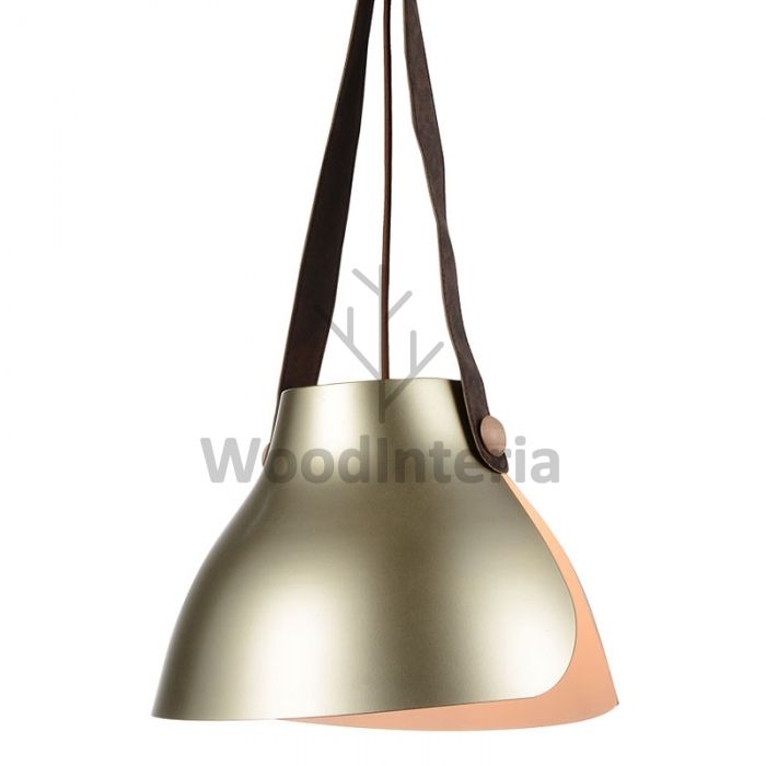 фото подвесной светильник open bud brass в скандинавском интерьере лофт эко | WoodInteria