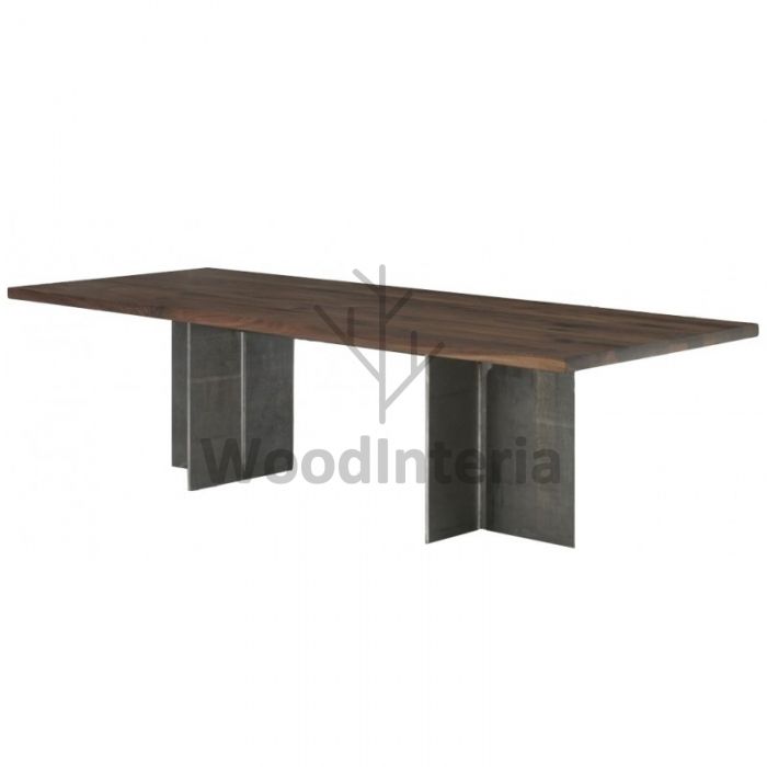 фото обеденный стол hoofed dinning table в интерьере лофт эко | WoodInteria