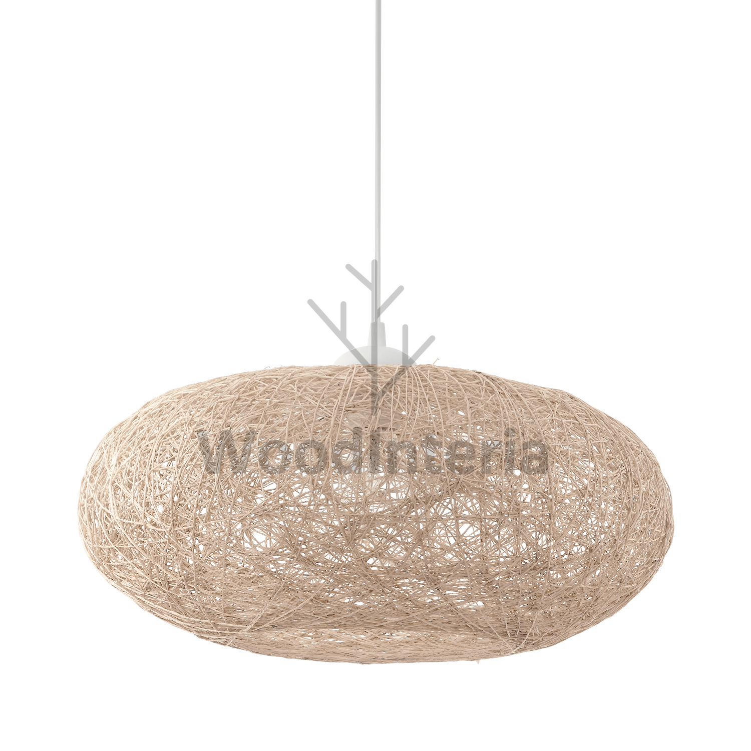 фото подвесной светильник silk cocoon beige в скандинавском интерьере лофт эко | WoodInteria