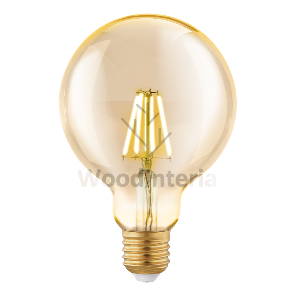 фото лампочка amber bulb #3 в скандинавском интерьере лофт эко | WoodInteria