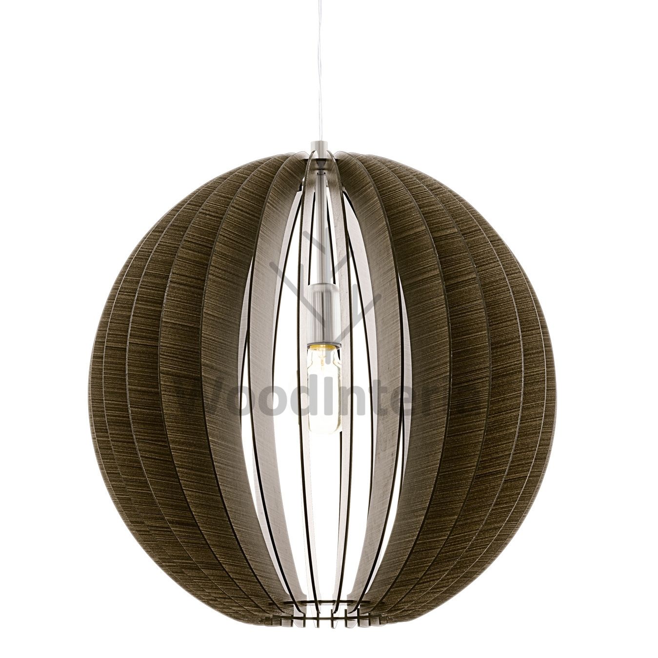 фото подвесной светильник section sphere dark в скандинавском интерьере лофт эко | WoodInteria