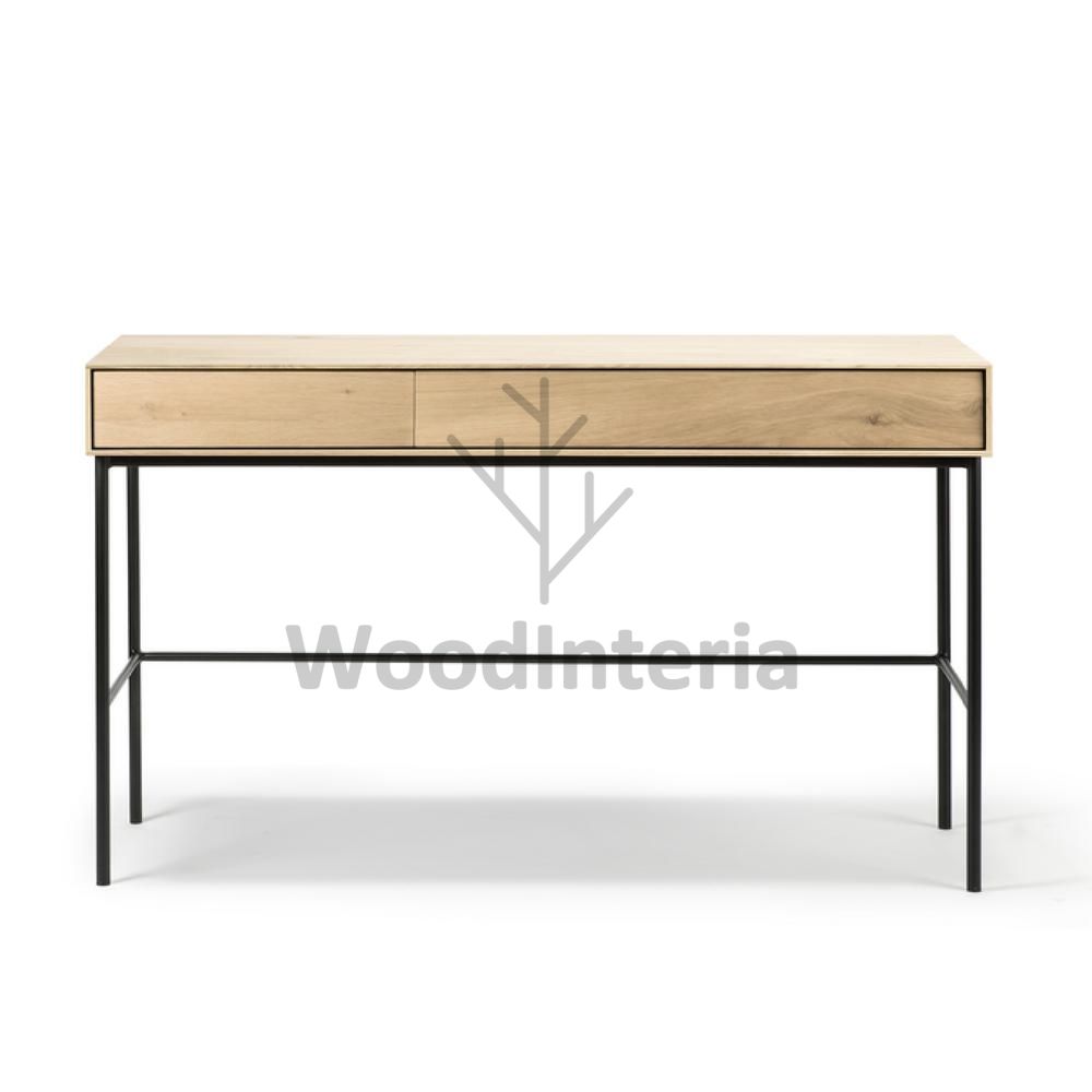фото рабочий стол oak frame в интерьере лофт эко | WoodInteria