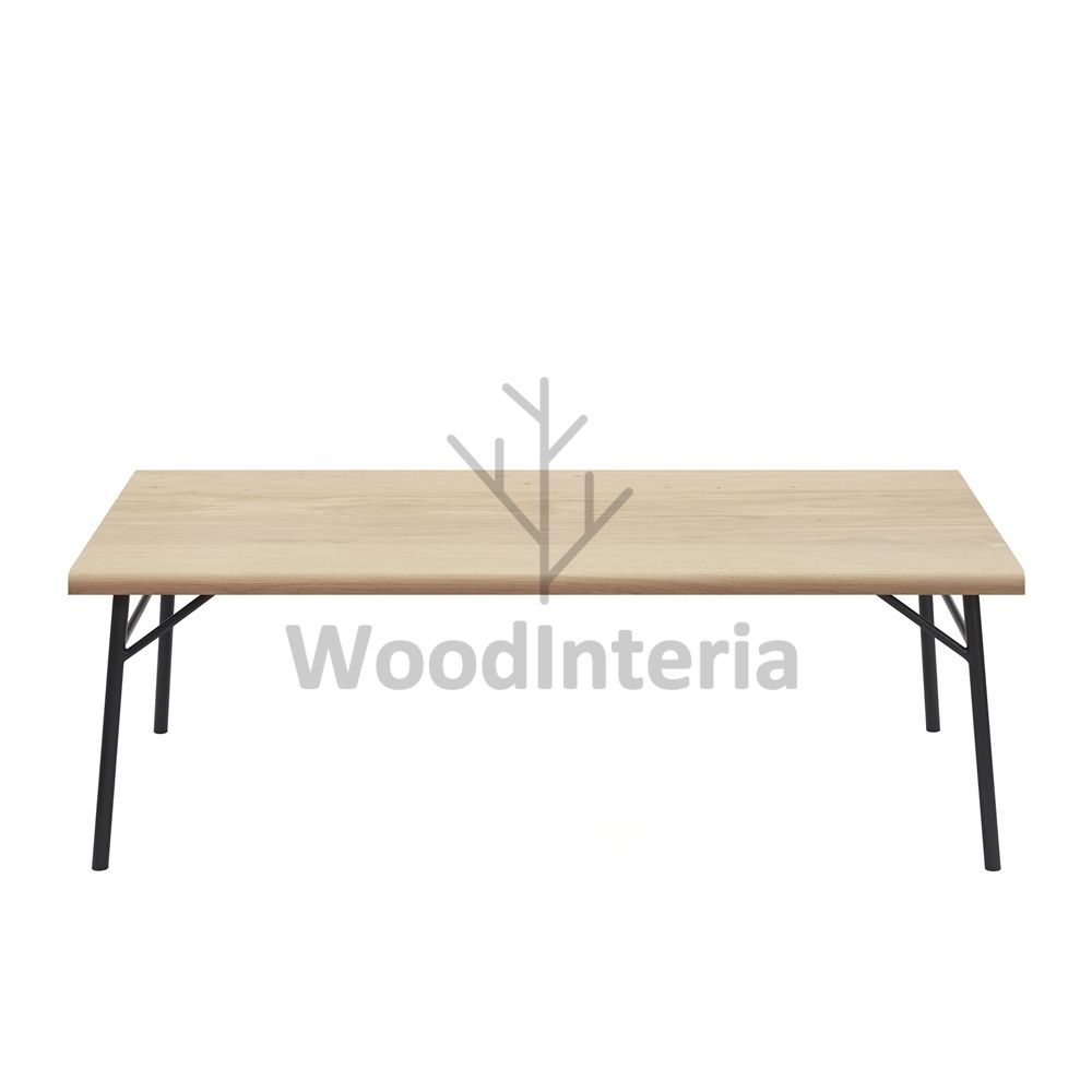 фото кофейный стол oak rod tube в интерьере лофт эко | WoodInteria