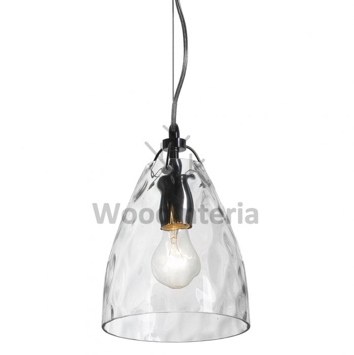 подвесной светильник liquid glass cover clear mini в стиле лофт индастриал WoodInteria