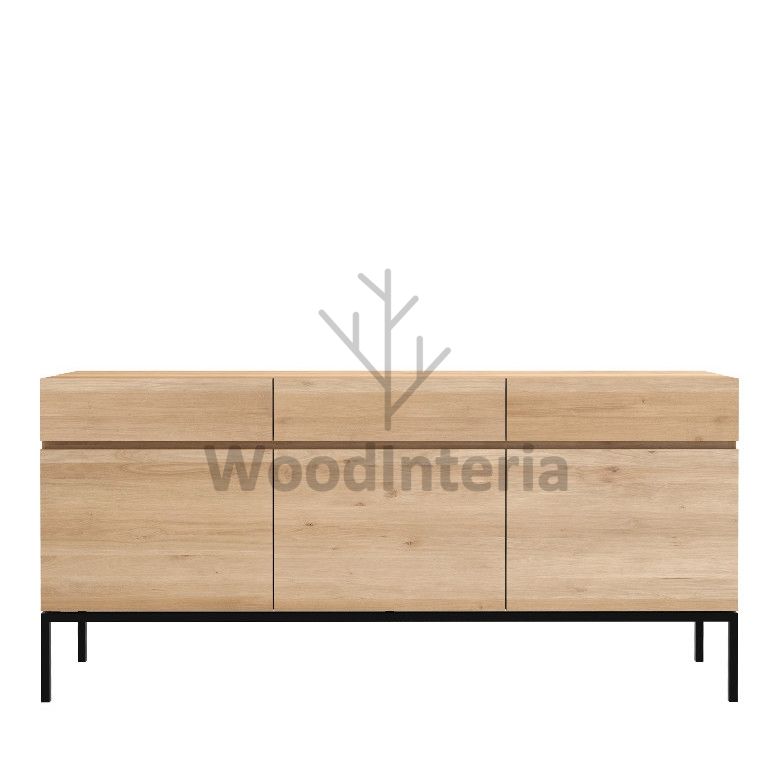 фото комод oak frame trio в интерьере лофт эко | WoodInteria