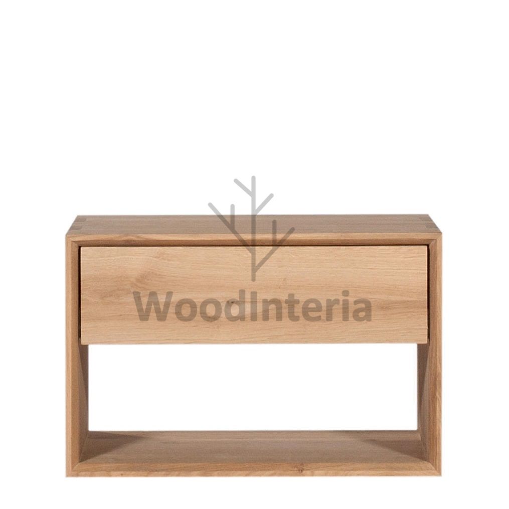 фото тумба solid oak slant table в интерьере лофт эко | WoodInteria