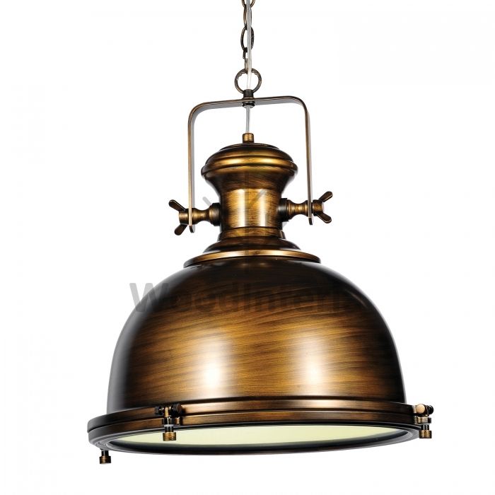 фото подвесной светильник loft golden lantern в скандинавском интерьере лофт эко | WoodInteria