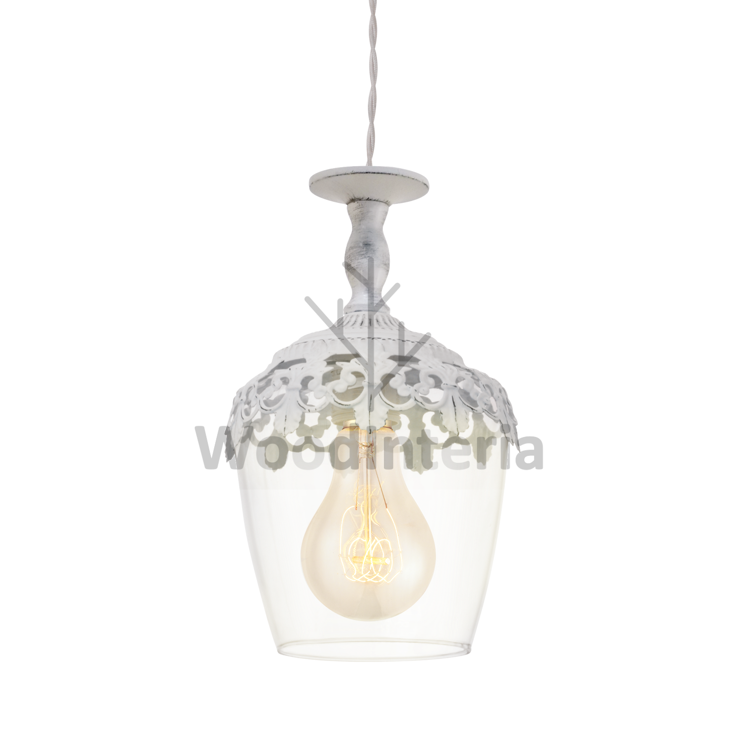 фото подвесной светильник patina chandelier в скандинавском интерьере лофт эко | WoodInteria