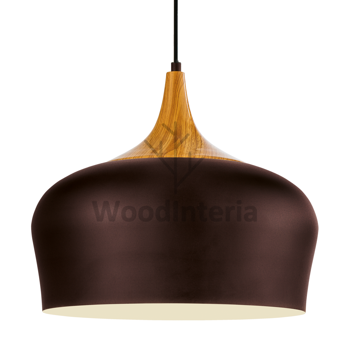 фото подвесной светильник grace brown в скандинавском интерьере лофт эко | WoodInteria