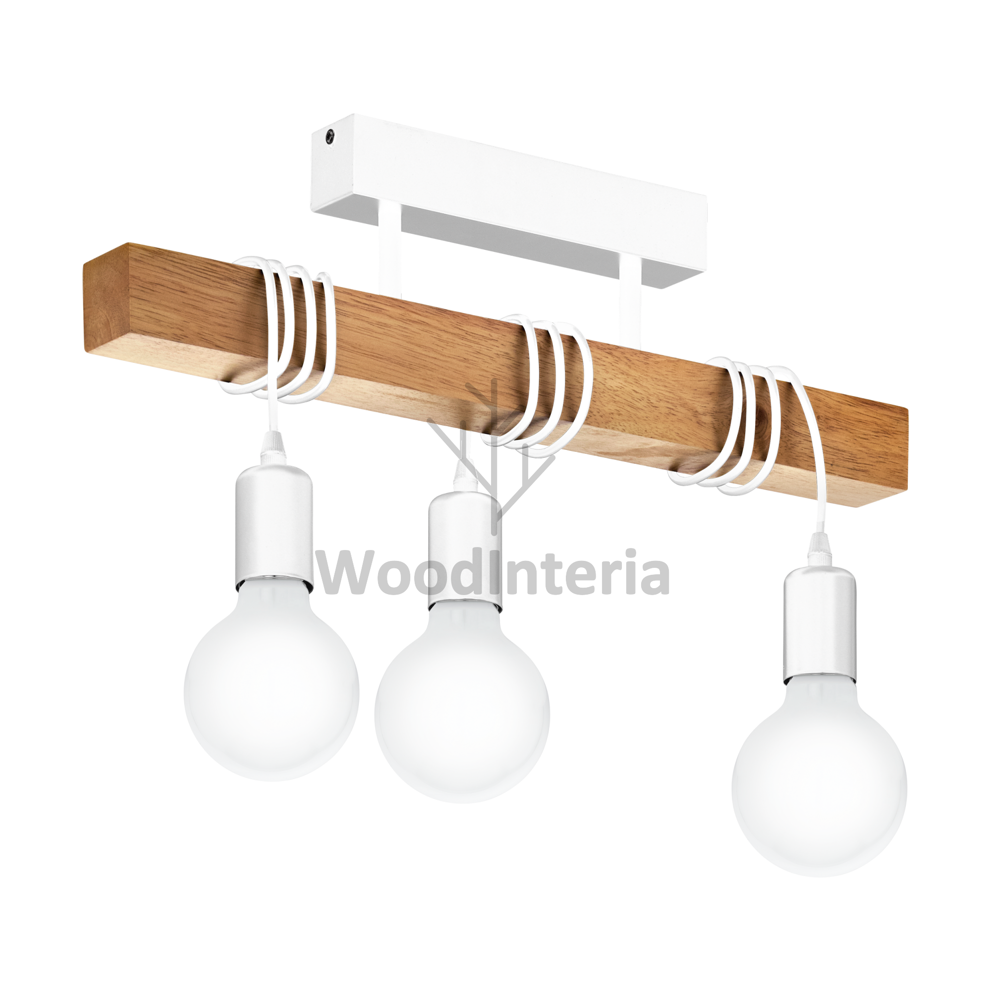 фото потолочный светильник beam light white ceiling в скандинавском интерьере лофт эко | WoodInteria
