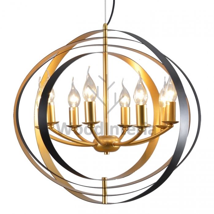 подвесной светильник gothic сandles gold в стиле лофт индастриал WoodInteria