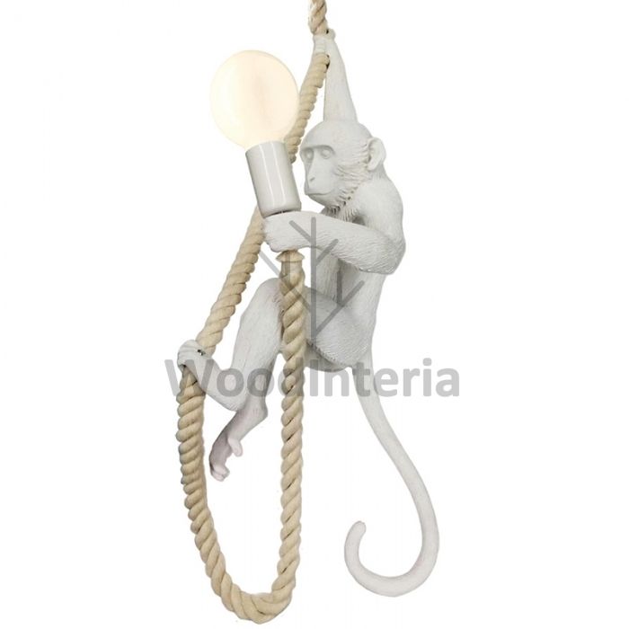 подвесной светильник monkey rope в стиле лофт индастриал WoodInteria