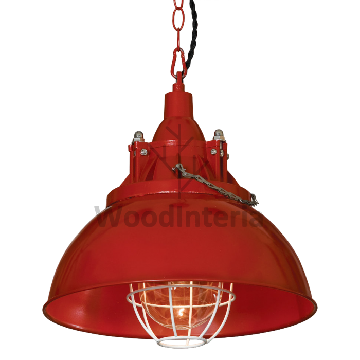 подвесной светильник loft bar pendant red в стиле лофт индастриал WoodInteria
