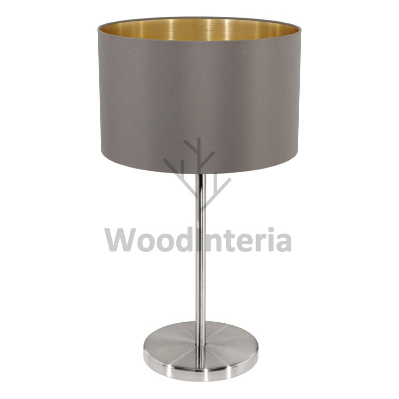 фото настольная лампа malta cappuccino в скандинавском интерьере лофт эко | WoodInteria