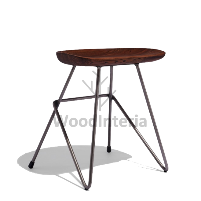 фото барный стул hanna squat counter stool в интерьере лофт эко | WoodInteria