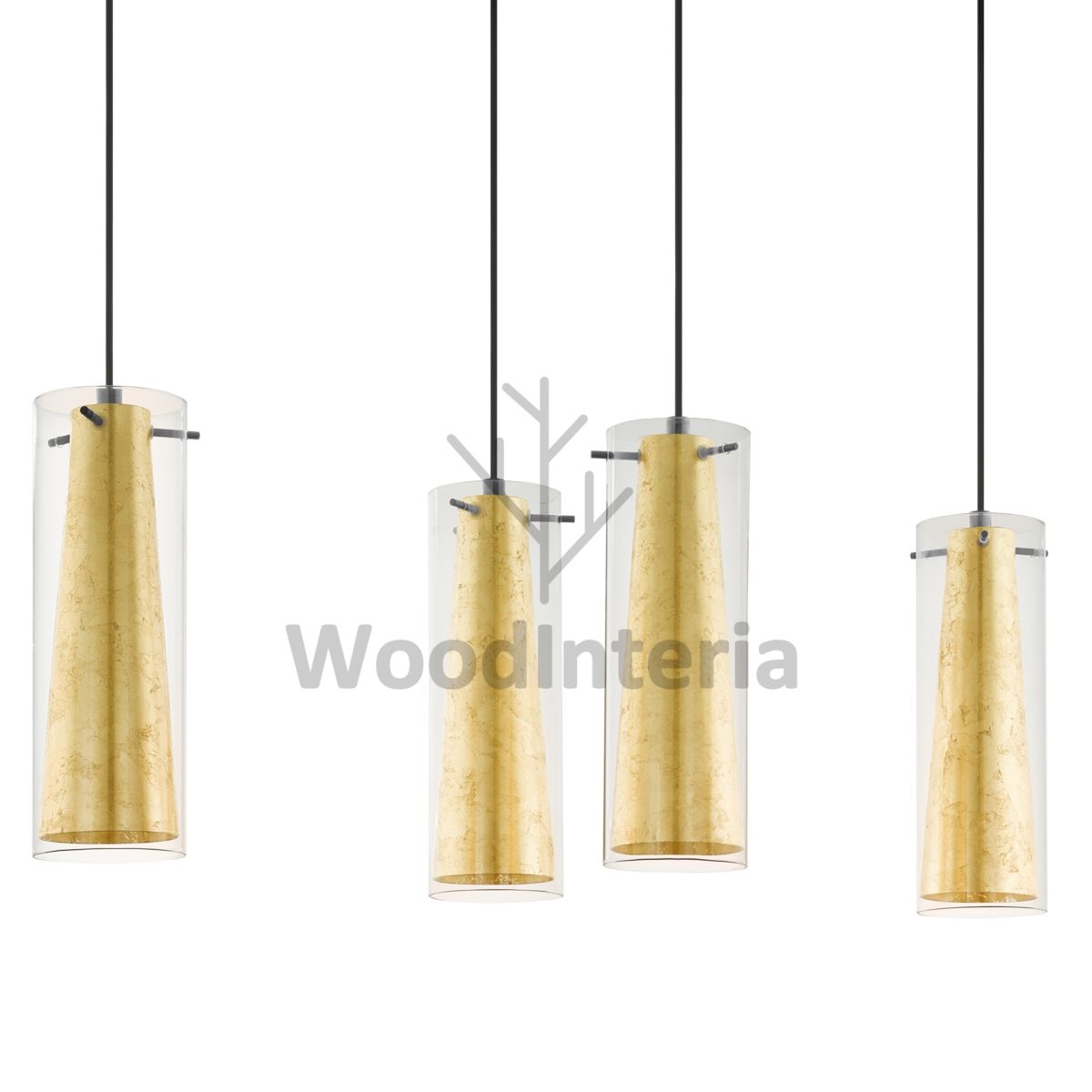 фото подвесной светильник hidden gold x в скандинавском интерьере лофт эко | WoodInteria