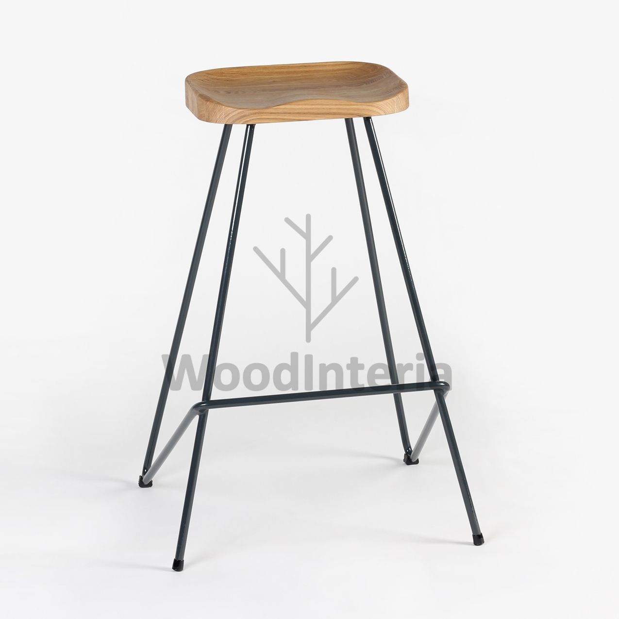 фото барный стул hanna tractor bar stool в интерьере лофт эко | WoodInteria