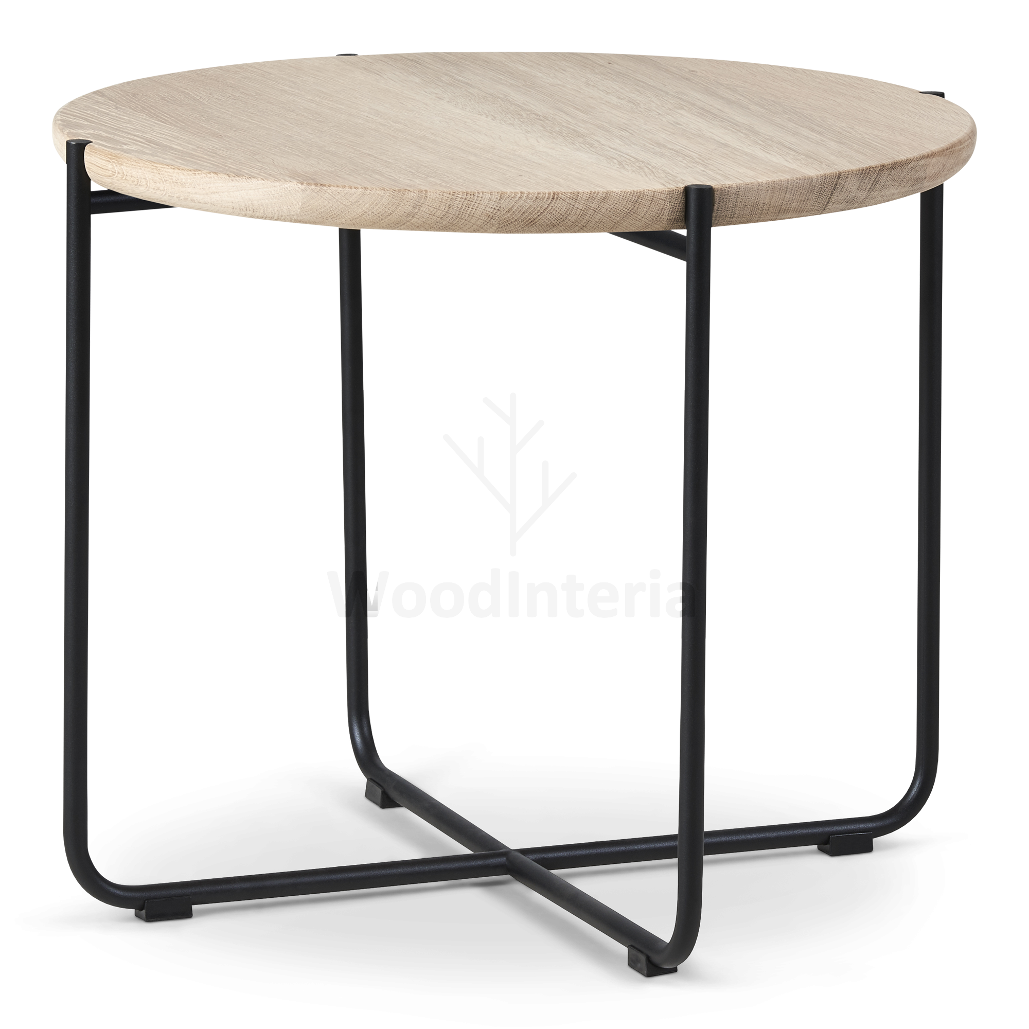 фото кофейный стол chamfer rod round в интерьере лофт эко | WoodInteria