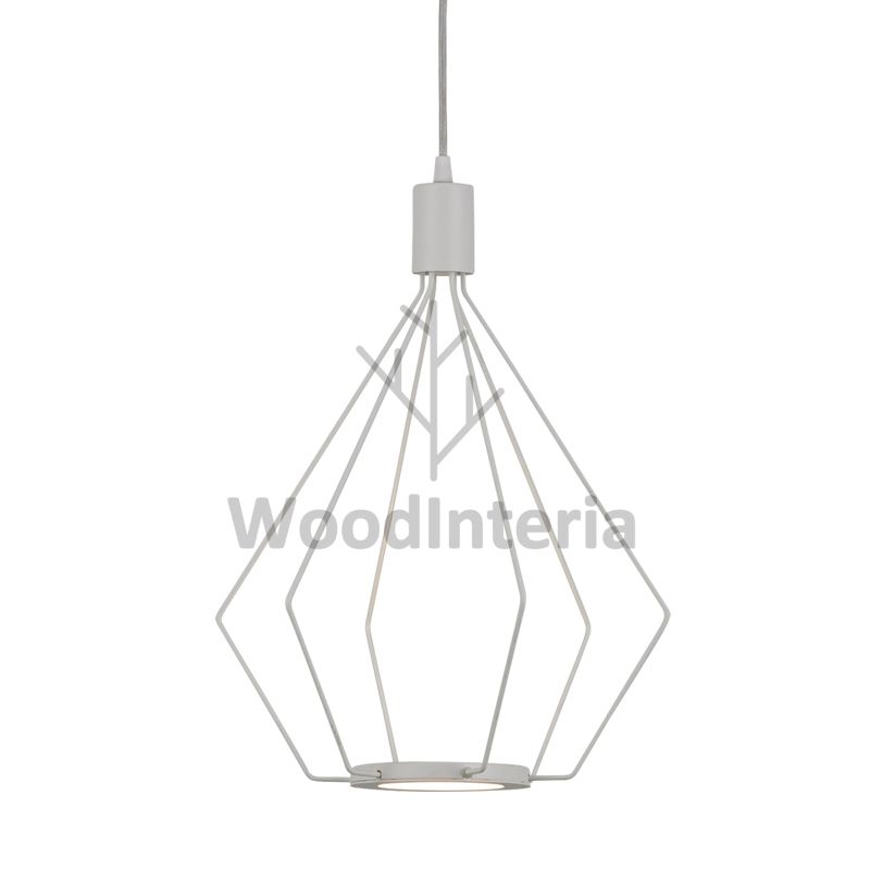 фото подвесной светильник silhouette void white led в скандинавском интерьере лофт эко | WoodInteria