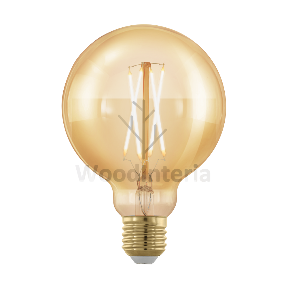 фото лампочка gold bulb #3 в скандинавском интерьере лофт эко | WoodInteria