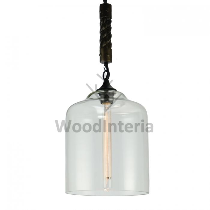 подвесной светильник rope glass vessel в стиле лофт индастриал WoodInteria