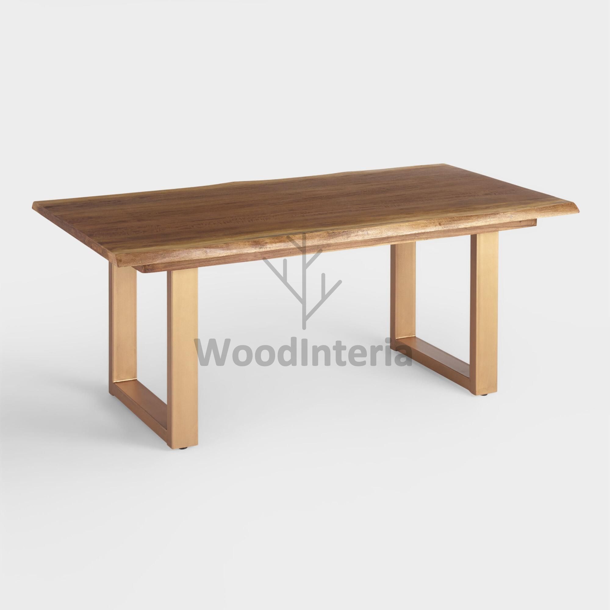 фото стол обеденный live edge mist в интерьере лофт эко | WoodInteria