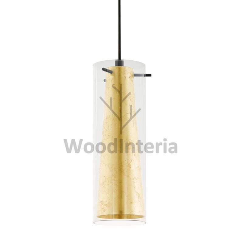 фото подвесной светильник hidden gold в скандинавском интерьере лофт эко | WoodInteria
